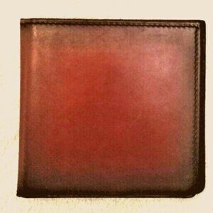 The Berluti Venezia Leather Slim Compact Multi Bifold Card Holder Wallet